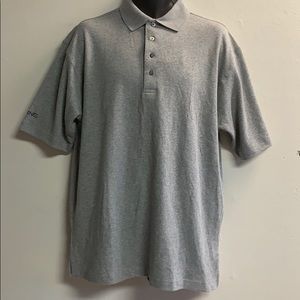 PING gray collared golf polo shirt medium